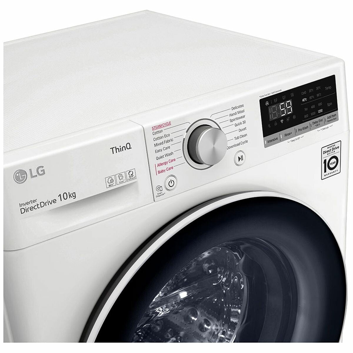 LG 10kg Front Load Washing Machine with Steam WV5-1410W