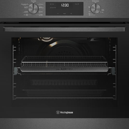 Westinghouse 60cm Multi-Function Oven with AirFry Dark Stainless Steel WVE6516DD