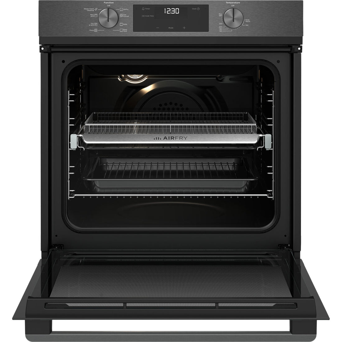 Westinghouse 60cm Multi-Function Oven with AirFry Dark Stainless Steel WVE6516DD