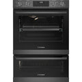 Westinghouse 60cm multi-function double oven WVE6526DD dark stainless steel front view