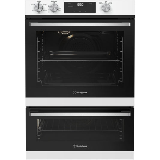 Westinghouse 60cm Multi-Function Oven with Separate Grill White WVE6565WD