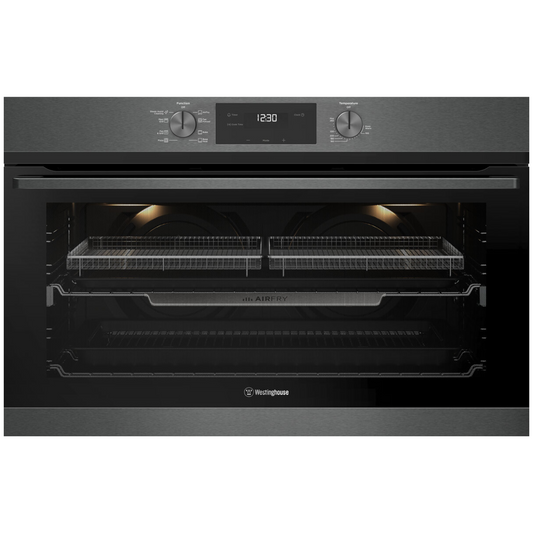 Westinghouse 90cm Multi-Function Oven with AirFry Dark Stainless Steel WVE9516DD