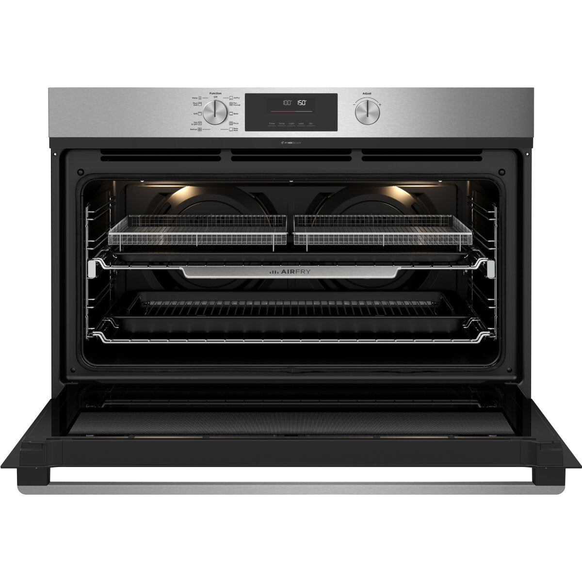 Westinghouse 90cm Multi-Function Pyrolytic Oven with AirFry Stainless Steel WVEP9716SD