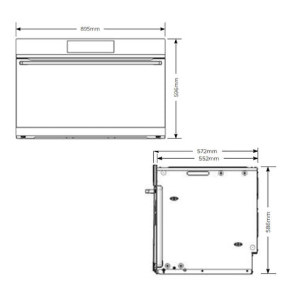 Westinghouse 90cm Multi-Function Pyrolytic Oven with AirFry Stainless Steel WVEP9716SD