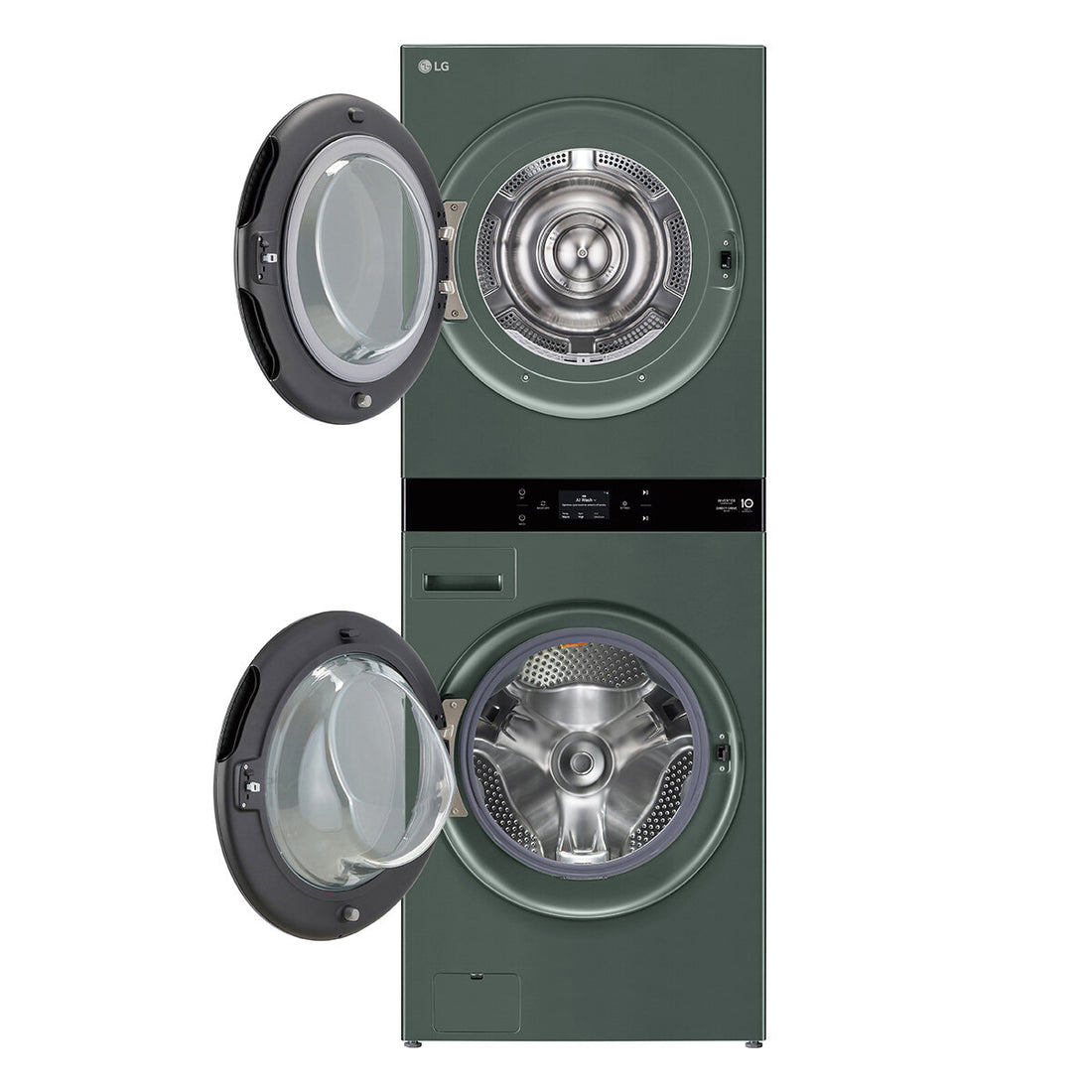 LG 19kg WashTower™ All-In-One Stacked Washer & Dryer Forest Green WWT-1910FG