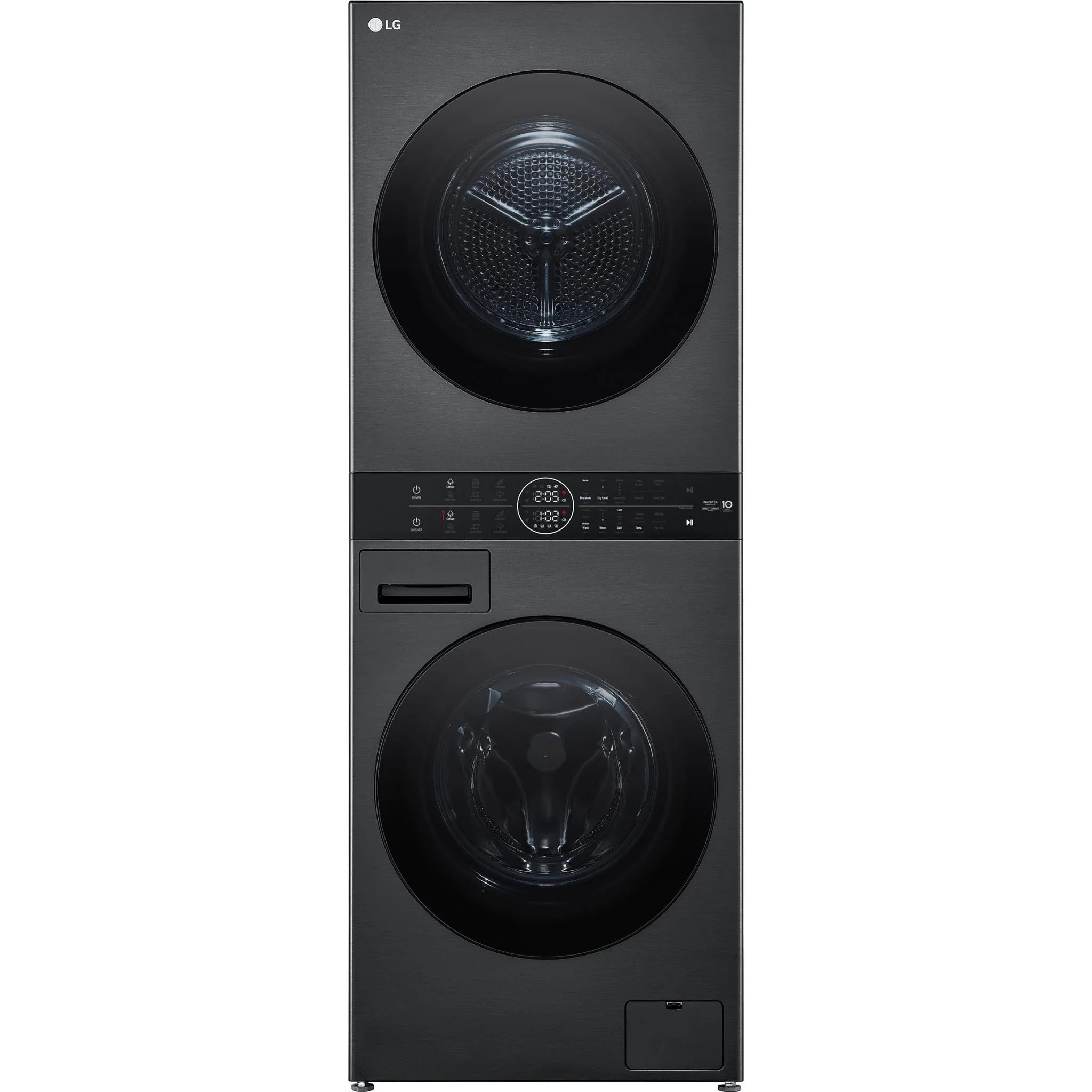 LG 12kg WashTower WWT-1209B all-in-one washer dryer black steel outlet Perth