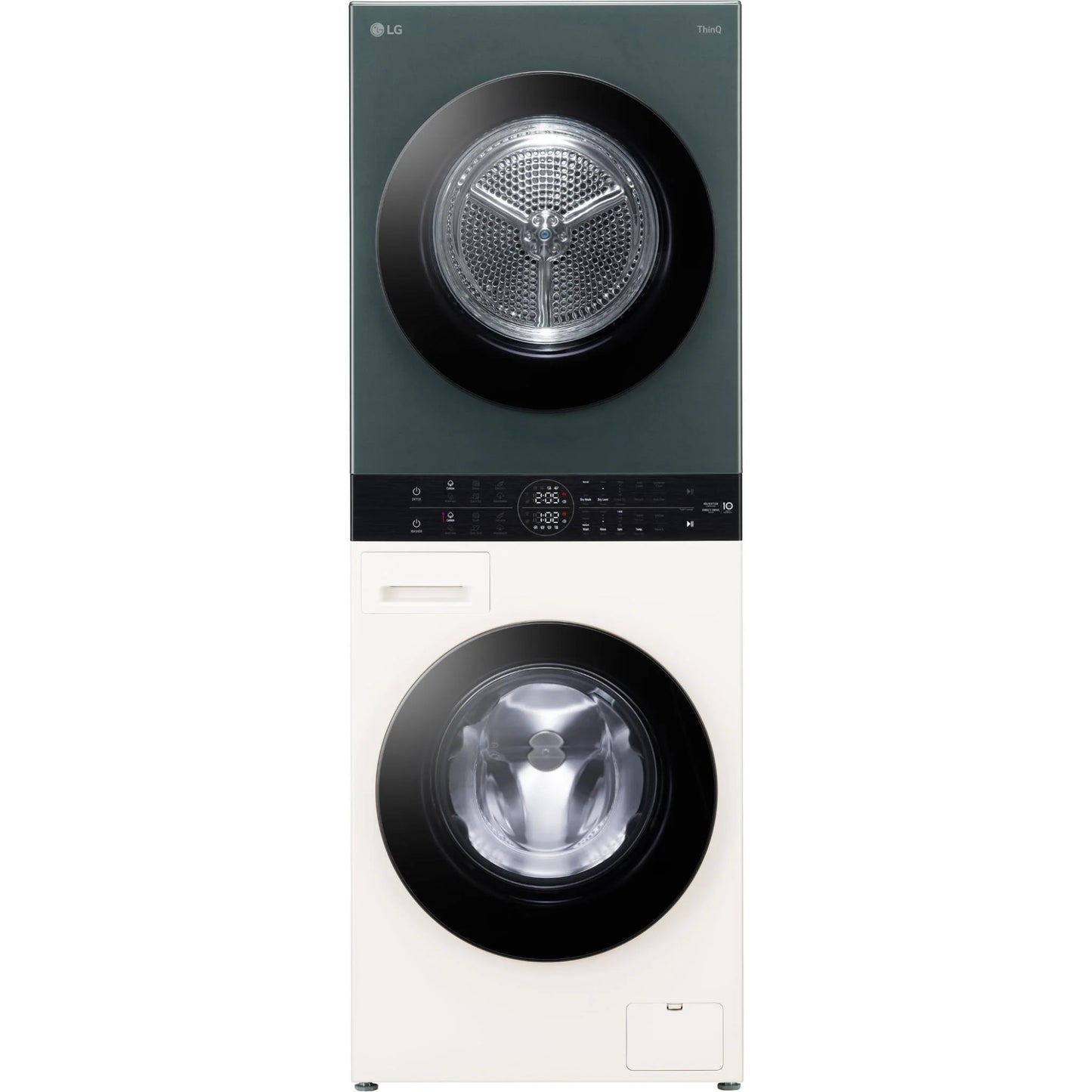 LG 12kg WashTower™ All-In-One Stacked Washer & Dryer Forest Green & Beige WWT-1209FGB