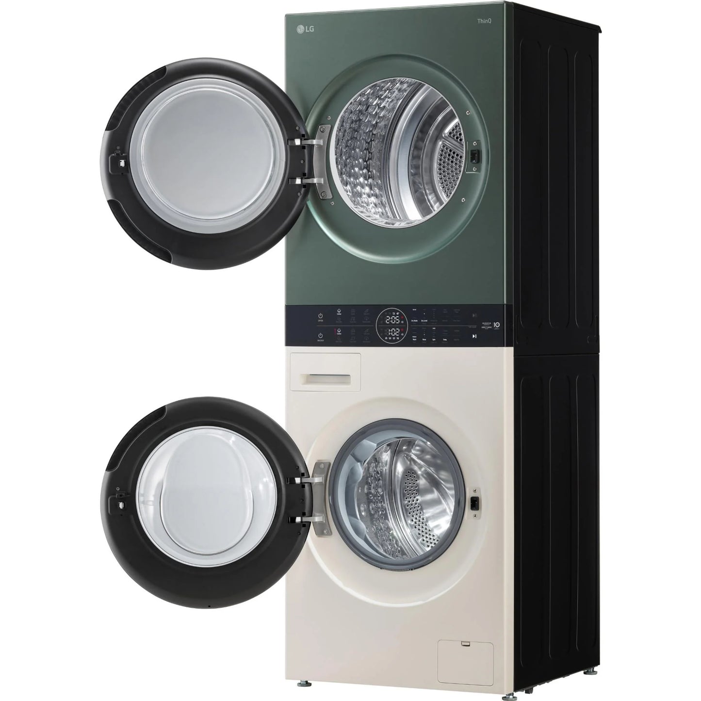 LG 12kg WashTower™ All-In-One Stacked Washer & Dryer Forest Green & Beige WWT-1209FGB