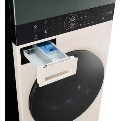 LG 12kg WashTower™ All-In-One Stacked Washer & Dryer Forest Green & Beige WWT-1209FGB