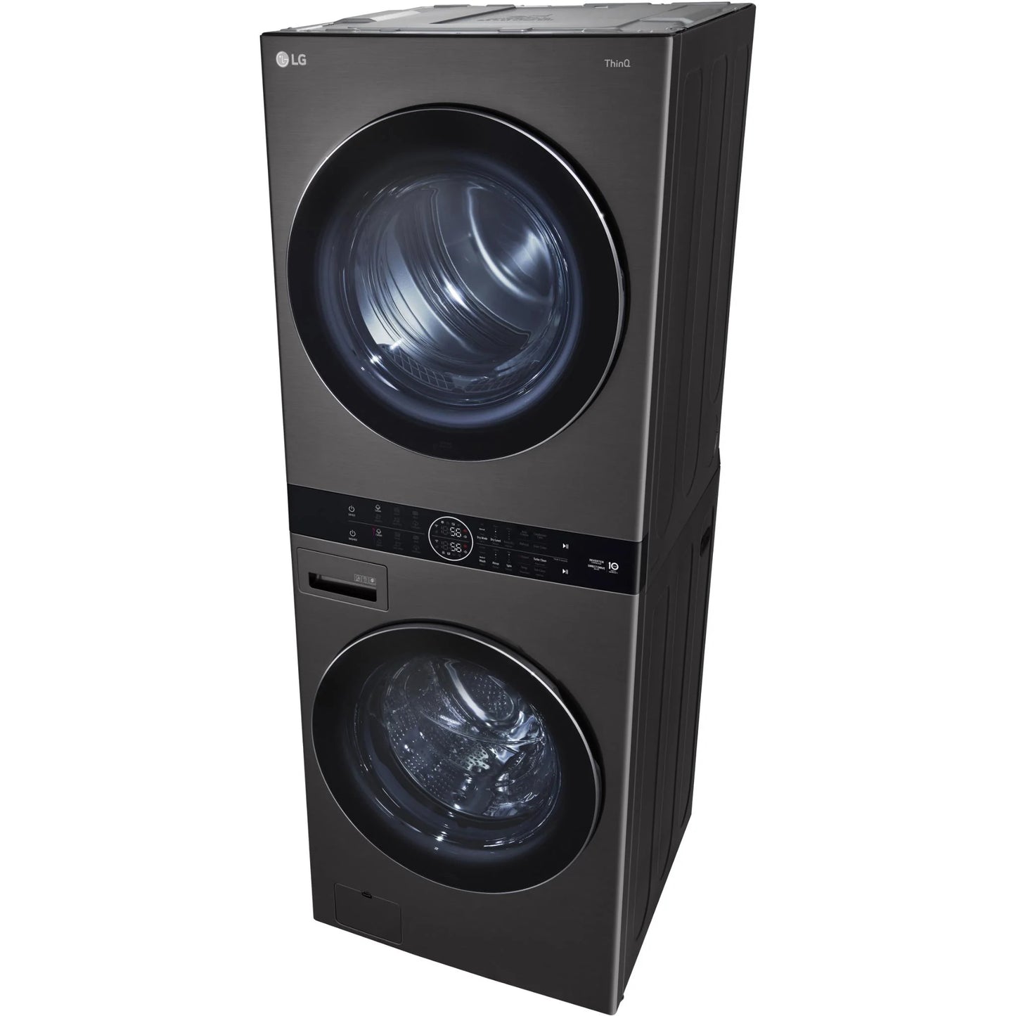 LG WashTower 17kg Washer & 10kg Dryer Combo Black Steel WWT-1710B