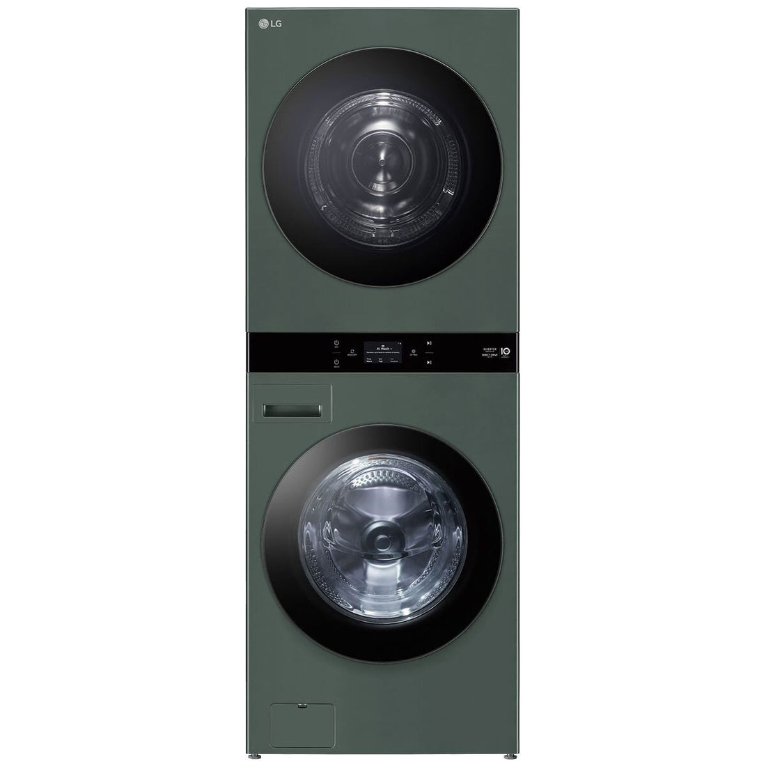 LG WashTower 19/10kg All-In-One Stacked Washer Dryer Forest Green WWT-1910FGX