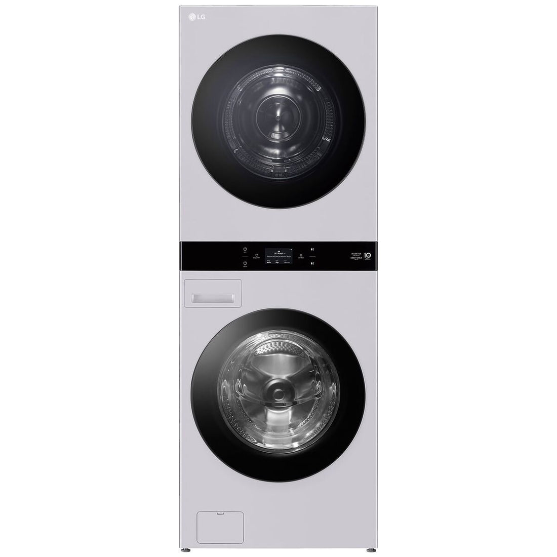 LG WashTower 19/10kg All-In-One Stacked Washer Dryer Matte Grey WWT-1910GRX