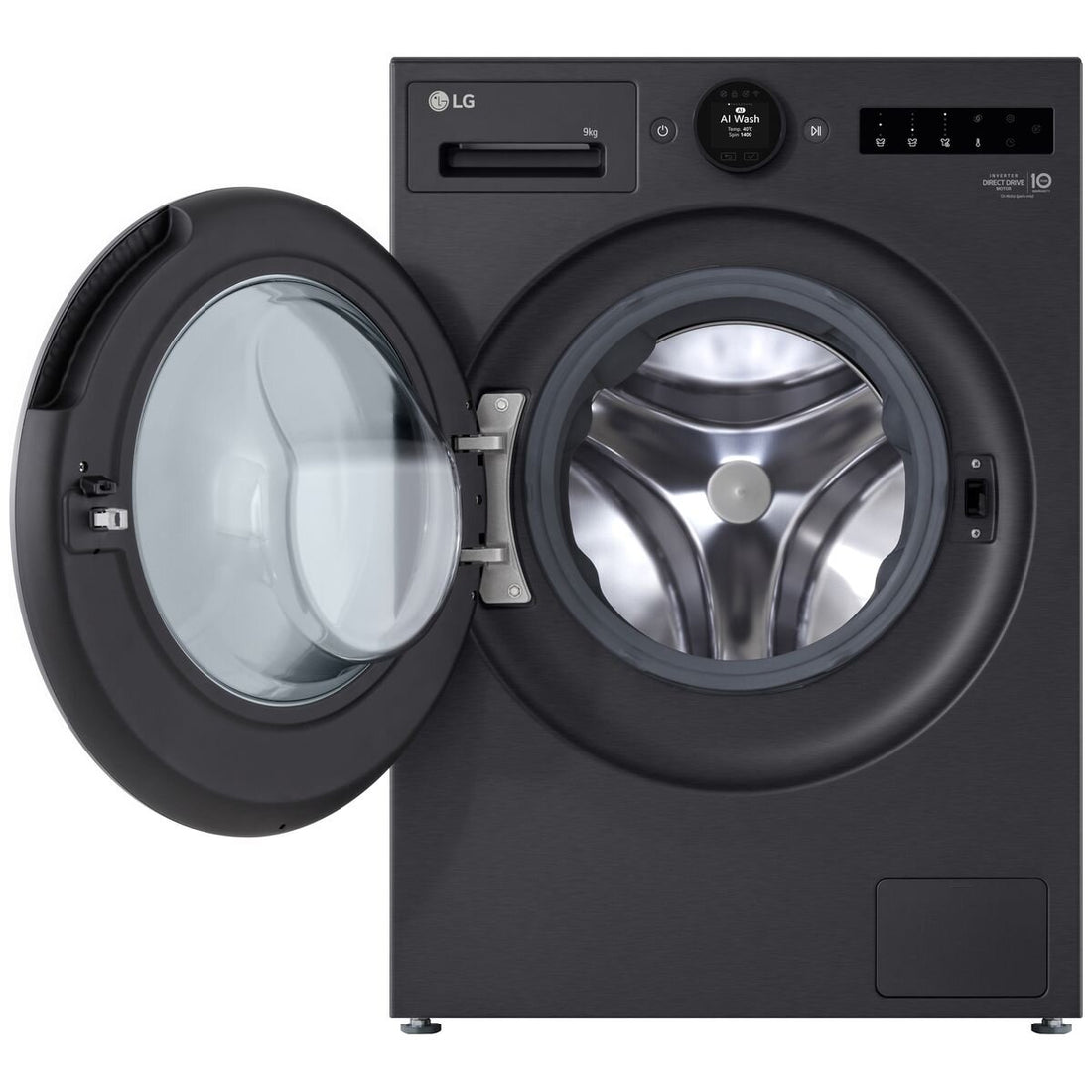 LG Series 9 9kg AI Front Load Washing Machine Matte Black WX9-1409MB