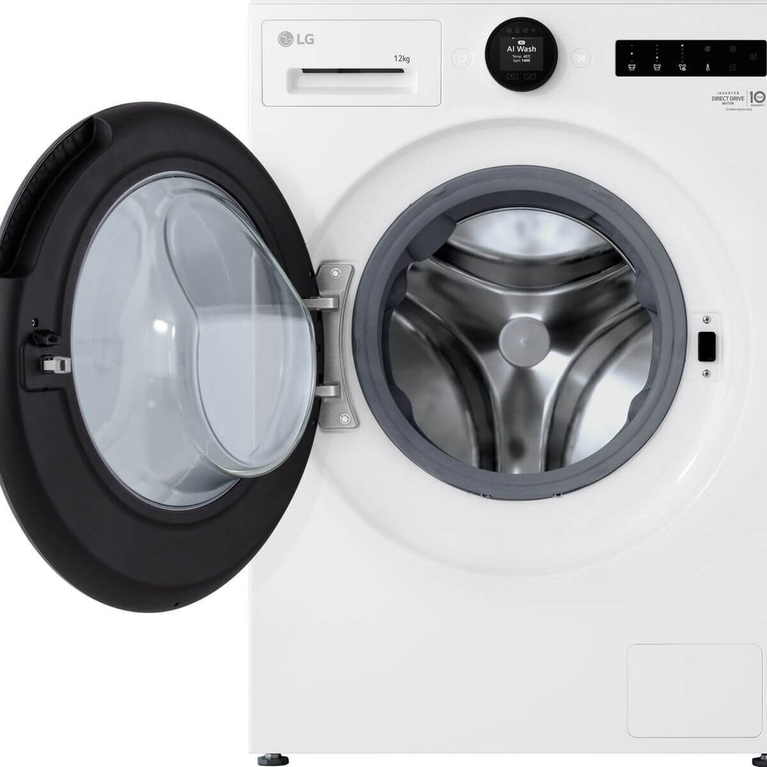 LG Series 9 12kg AI Front Load Washing Machine White WX9-1412W