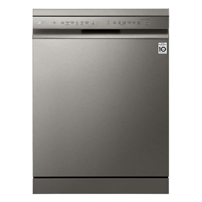 LG 15 Place QuadWash Dishwasher in Platinum Steel Finish XD4B15PS