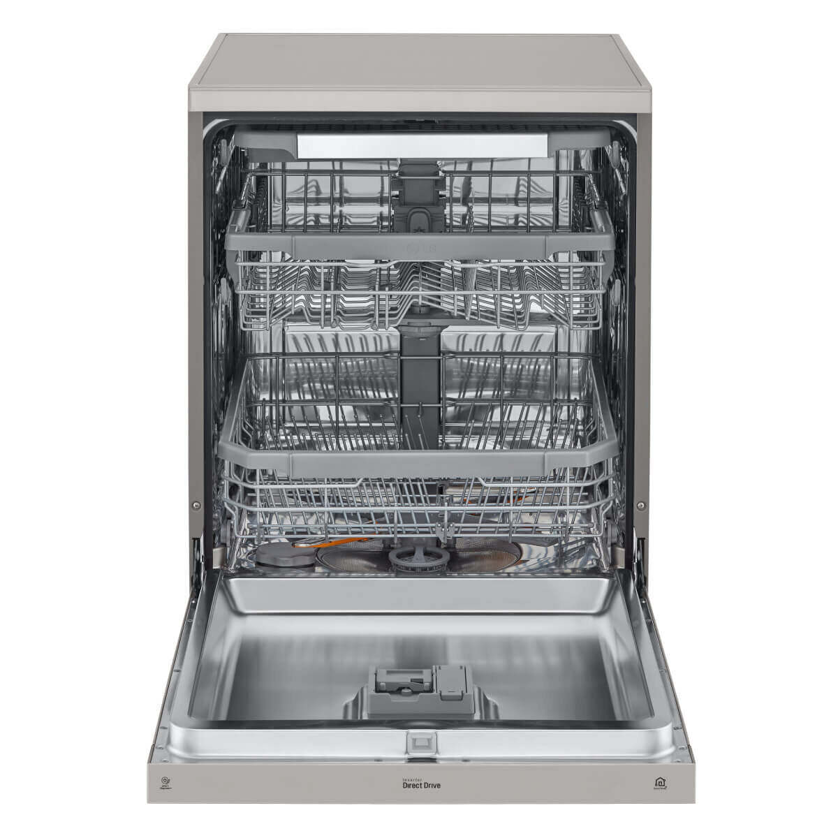 LG 15 Place QuadWash Dishwasher in Platinum Steel Finish XD4B15PS