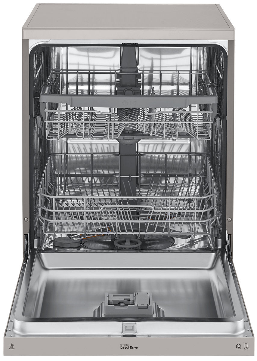 LG 14 Place QuadWash Dishwasher in Platinum Steel Finish XD5B14PS
