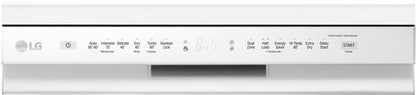 LG 14 Place QuadWash Dishwasher in White Finish XD5B14WH