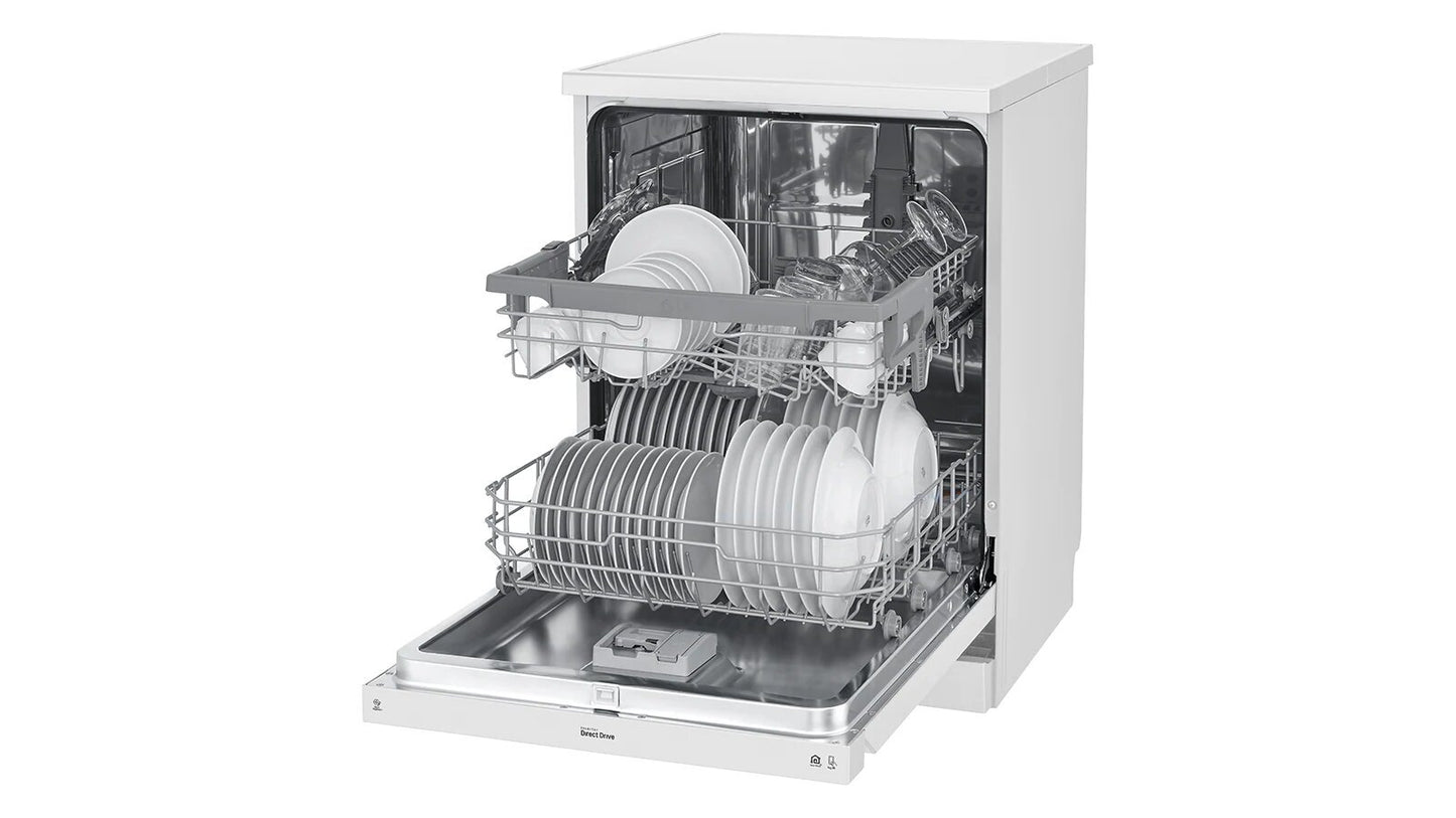 LG 14 Place QuadWash Dishwasher in White Finish XD5B14WH