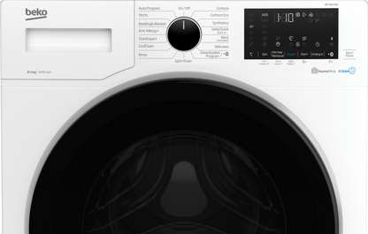 Beko 8.5kg SteamCure Front Load Washing Machine with Bluetooth BFL8520W