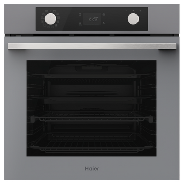 Haier 60cm Grey 500 Series Pyrolytic Oven with Air Fry HWO60S12EPG5