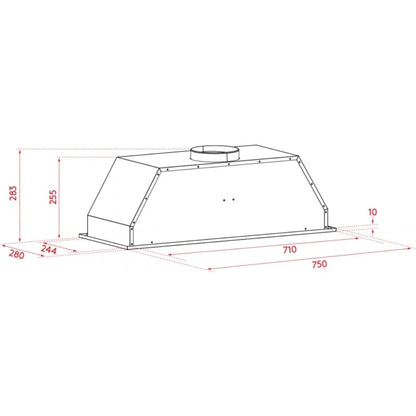 Inalto 75cm Undermount Rangehood IUM75